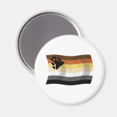 Flag-Magnet der Bärenbruderschaft Magnet (Vorderseite/Rückseite)