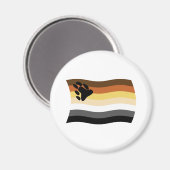 Flag-Magnet der Bärenbruderschaft Magnet (Vorderseite/Rückseite)
