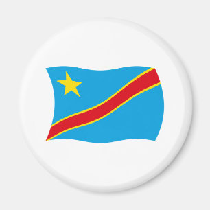 Flag Magnet der Demokratischen Republik Kongo