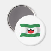 Flag Magnet der ungarischen Bevölkerung (Vorderseite/Rückseite)