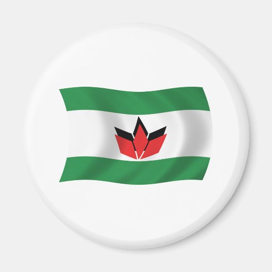 Flag Magnet der ungarischen Bevölkerung (Vorne)