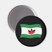 Flag Magnet der ungarischen Bevölkerung (Vorderseite/Rückseite)