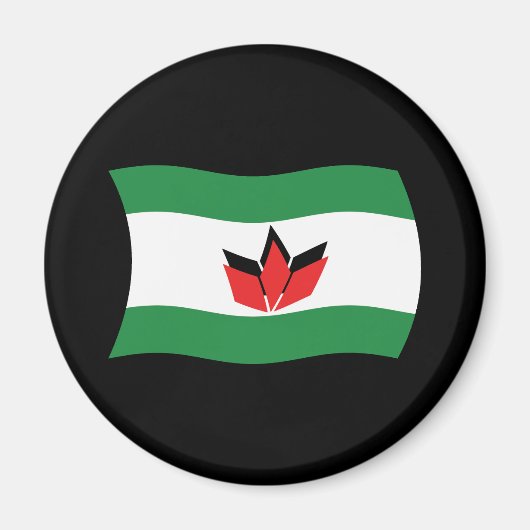 Flag Magnet der ungarischen Bevölkerung (Vorne)