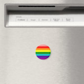 Flag-Magnet des ersten Rainbow-Gay Pride Magnet (In Situ (Geschirrspüler))