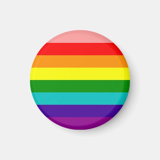 Flag-Magnet des ersten Rainbow-Gay Pride Magnet (Vorne)