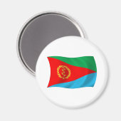 Flag Magnet Eritrea (Vorderseite/Rückseite)