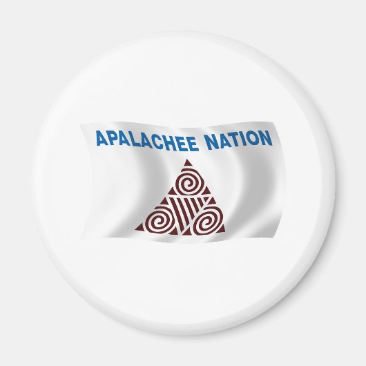Flag Magnet für Apalachee Nation (Vorne)