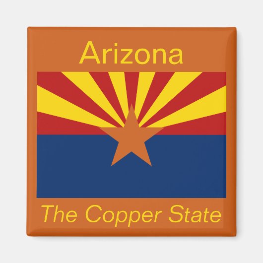Flag Magnet für Arizona (Vorne)
