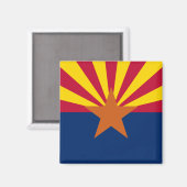 Flag Magnet für Arizona (Vorderseite/Rückseite)