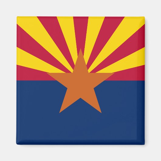 Flag Magnet für Arizona (Vorne)