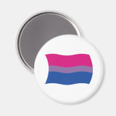 Flag-Magnet für Bisexual-Stolz Magnet (Vorderseite/Rückseite)