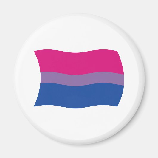 Flag-Magnet für Bisexual-Stolz Magnet (Vorne)