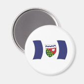 Flag Magnet für die Nordwestgebiete (Vorderseite/Rückseite)