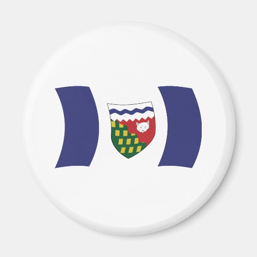 Flag Magnet für die Nordwestgebiete (Vorne)
