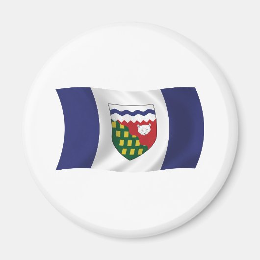 Flag Magnet für die Nordwestgebiete (Vorne)