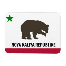 Flag Magnet für die Republik Neukalifornien