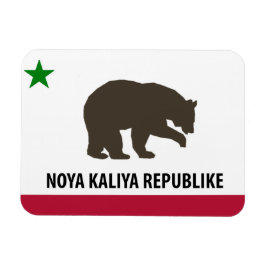 Flag Magnet für die Republik Neukalifornien