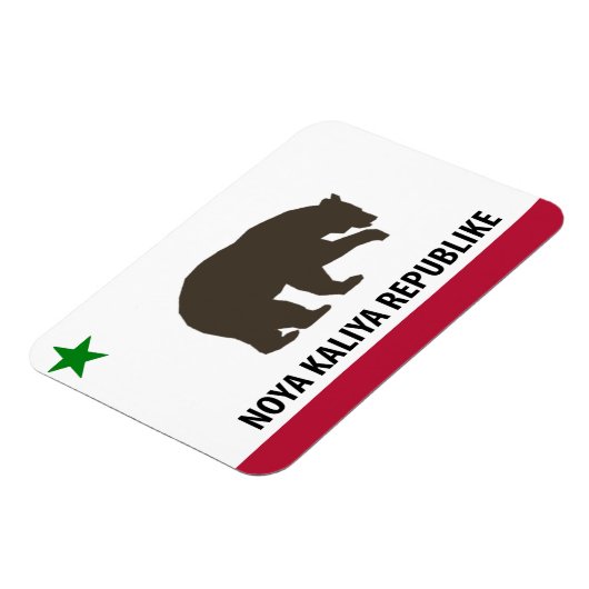 Flag Magnet für die Republik Neukalifornien (Linke Seite)