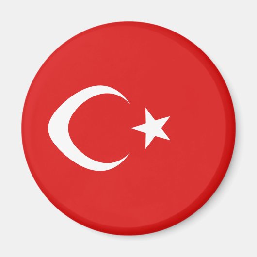 Flag Magnet für die Türkei (Vorne)
