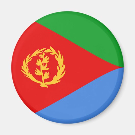Flag Magnet für Eritrea (Vorne)