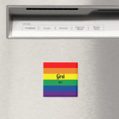 Flag Magnet für farbigen irischen Gay Pride (In Situ (Geschirrspüler))