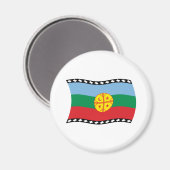 Flag Magnet für Mapuches (Vorderseite/Rückseite)