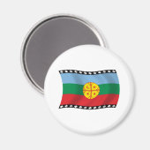 Flag Magnet für Mapuches (Vorderseite/Rückseite)