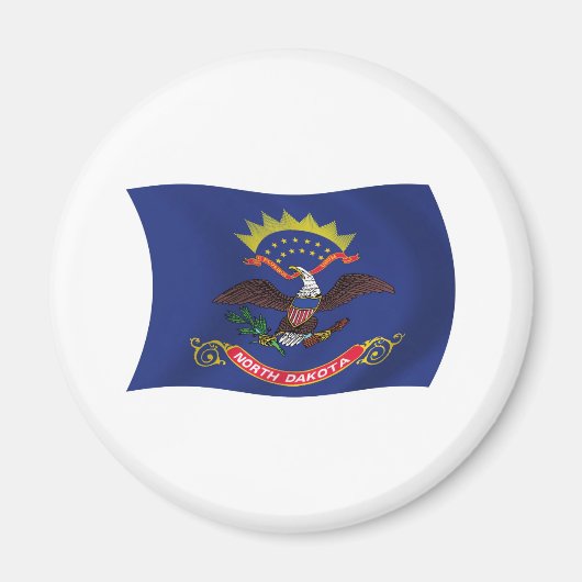 Flag Magnet für Nord-Dakota (Vorne)