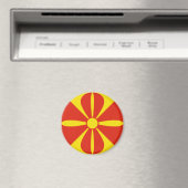 Flag Magnet für Nordmakedonien (In Situ (Geschirrspüler))