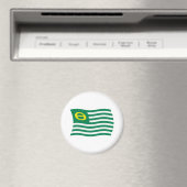 Flag-Magnet für ökologische Bewegung Magnet (In Situ (Geschirrspüler))