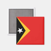Flag Magnet für Osttimor (Vorderseite/Rückseite)