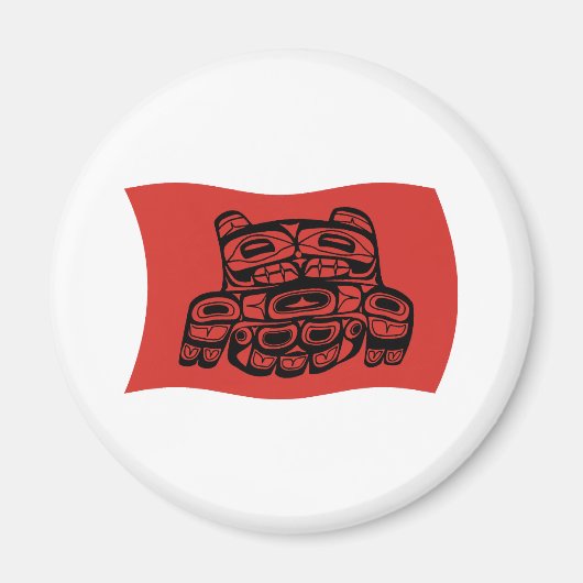 Flag Magnet für Skagit-Stamm (Vorne)
