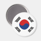 Flag Magnet für Südkorea (Vorderseite/Rückseite)