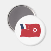 Flag-Magnet für Wallis und Futuna Magnet (Vorderseite/Rückseite)