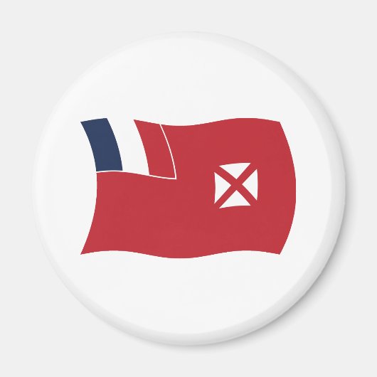 Flag-Magnet für Wallis und Futuna Magnet (Vorne)