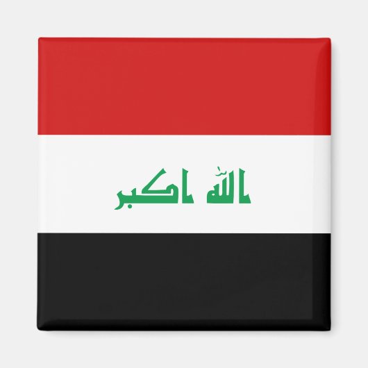 Flag Magnet Irak (Vorne)