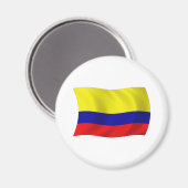 Flag Magnet Kolumbien (Vorderseite/Rückseite)