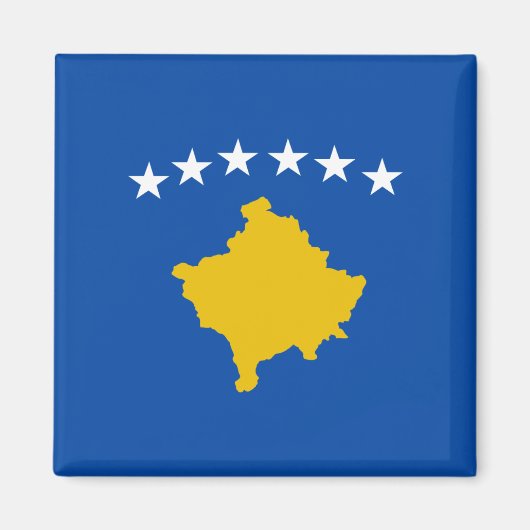 Flag Magnet Kosovo (Vorne)