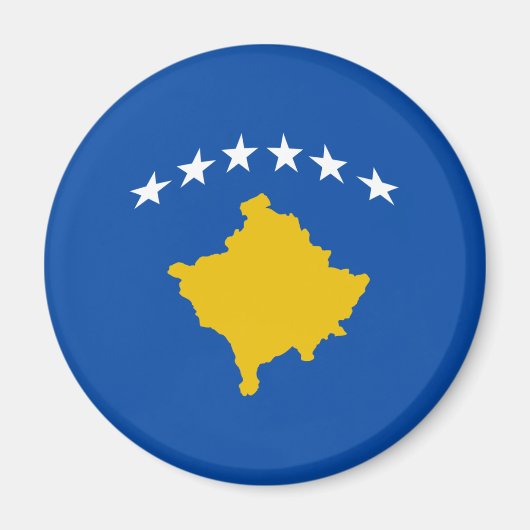 Flag Magnet Kosovo Fisheye (Vorne)