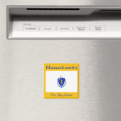 Flag Magnet Massachusetts (In Situ (Geschirrspüler))
