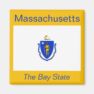 Flag Magnet Massachusetts