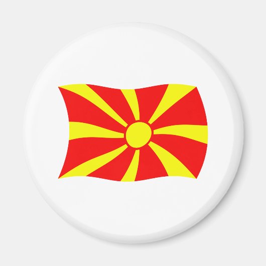 Flag Magnet Mazedonien (Vorne)