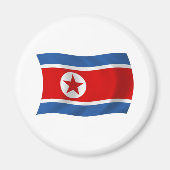 Flag Magnet Nordkorea (Vorne)