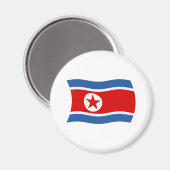 Flag Magnet Nordkorea (Vorderseite/Rückseite)