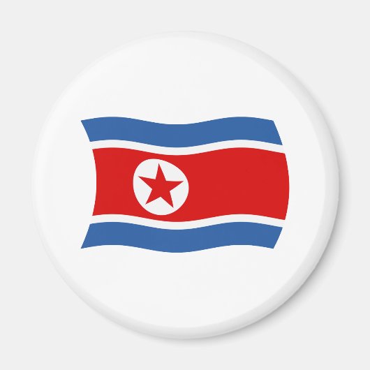 Flag Magnet Nordkorea (Vorne)