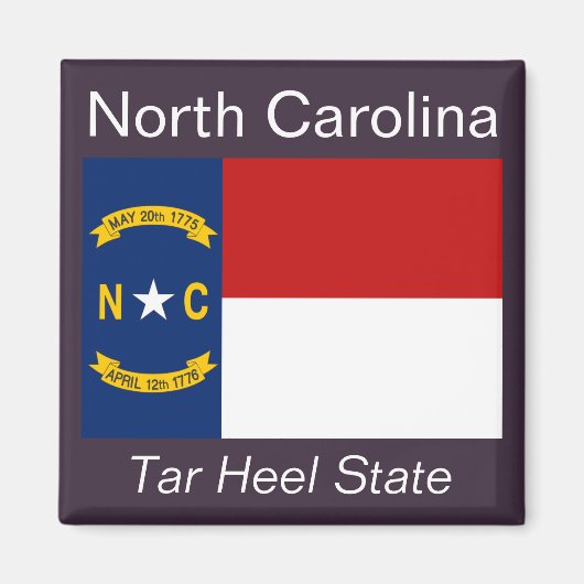 Flag Magnet North Carolina (Vorne)