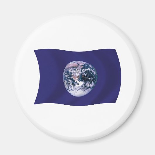 Flag Magnet Planet Erde (Vorne)