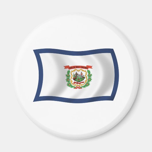 Flag Magnet West Virginia (Vorne)