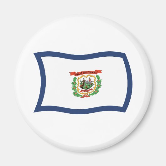 Flag Magnet West Virginia (Vorne)
