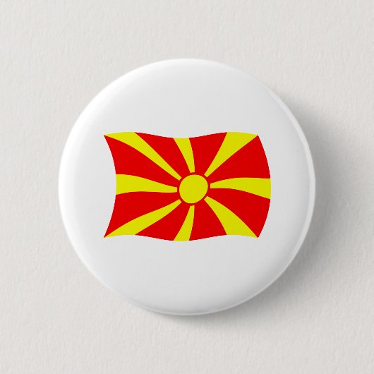 Flag Makedonien Button (Vorderseite)
